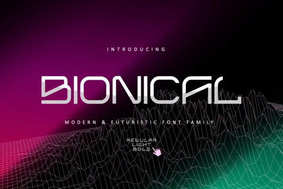 Bionical Font: Designing a Starkly Futuristic Identity