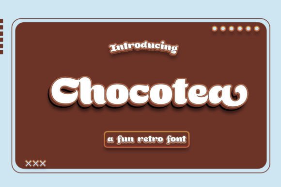 Evaluating Chocotea: A Playful Display Font for Creative Projects
