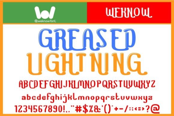 Greased Lightning: A High-Octane Display Font for Bold Branding
