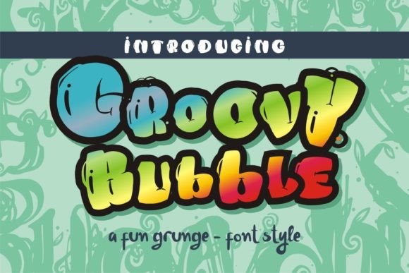 Groovy Bubble: A Bold Display Font for Youth Designs