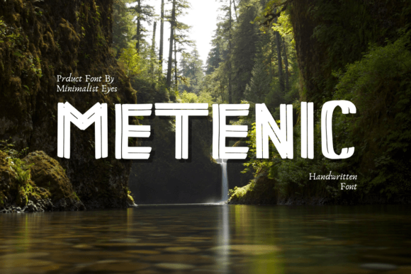 Metenic: The Quirky Display Font for Modern Designs