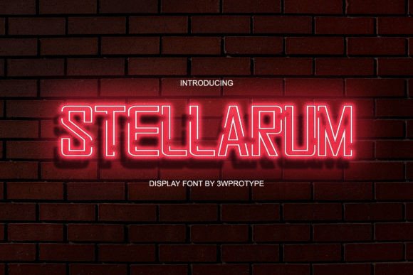 Stellarum: A Versatile Display Font for Modern Branding
