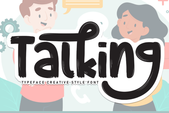 Talking: A Sweet Handwritten Font for Creative Projects