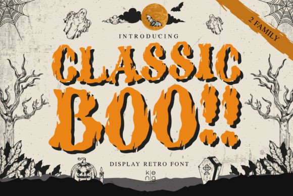 Why Classic Boo Is the Perfect Retro Font for Your Halloween Designs